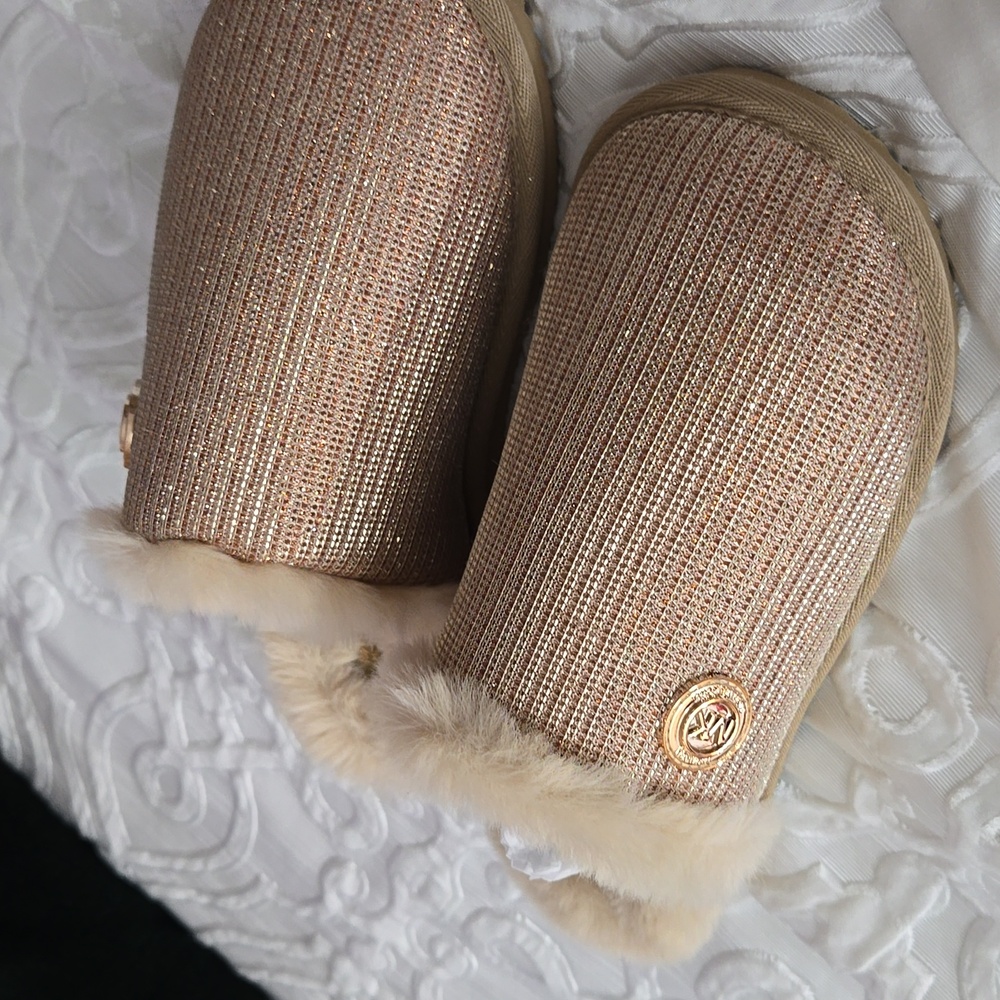 Michael Kors fur slippers